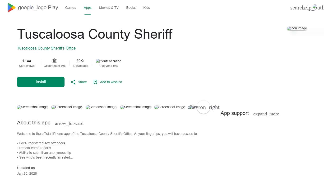 Tuscaloosa County Sheriff - Apps on Google Play